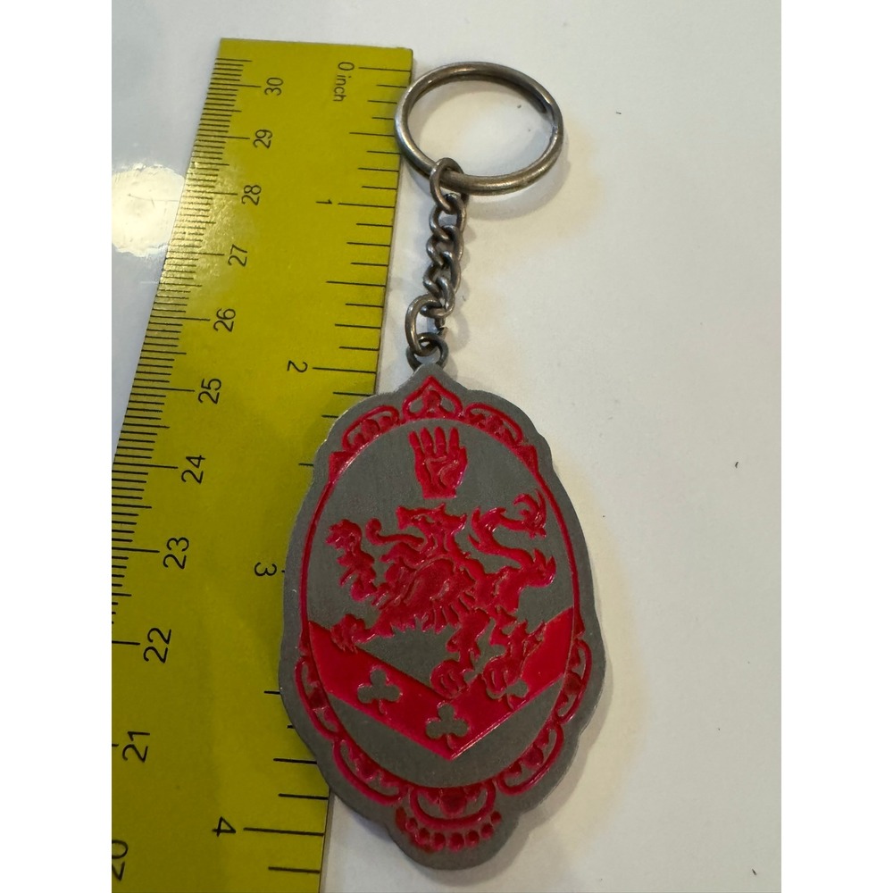 Twilight Saga Cullen Crest Keychain Red Silver Metal Summit Entertainment Movie